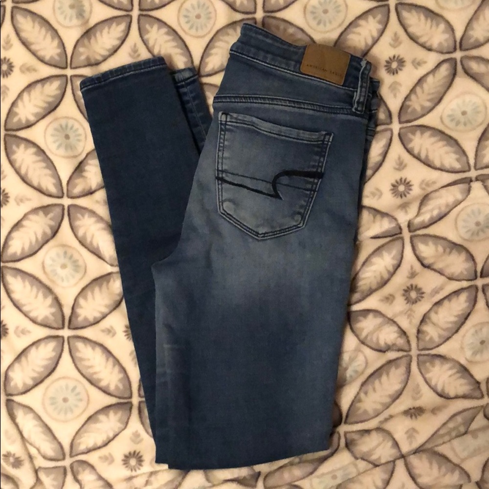 AE high rise jeggings